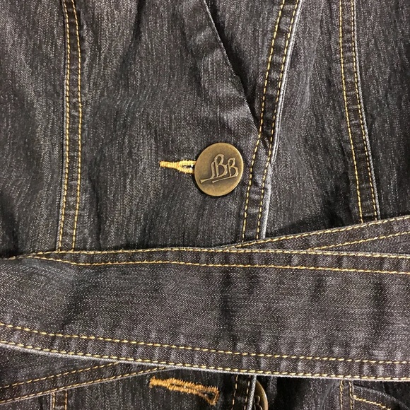 Bisou Bisou Stretch Denim Longer Jacket size xs - Picture 4 of 7